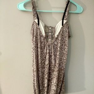 Maurices size s brown and cream tank